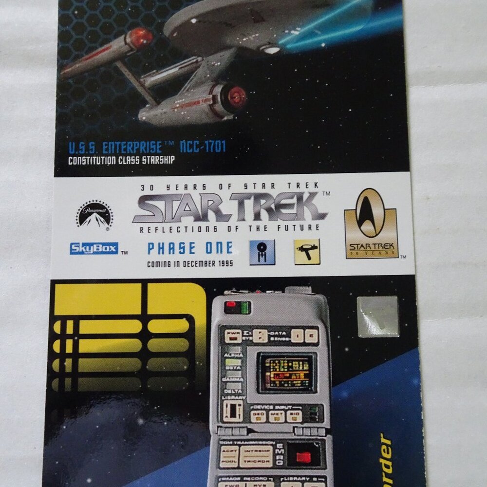 Star Trek 30 Years Reflections of the Future Phase One - Promo Card -Single Card